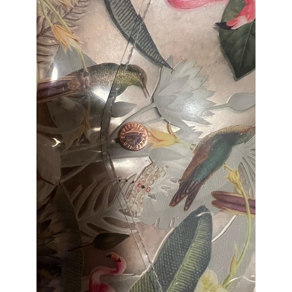 TED BAKER Flamingo Envelope Clutch Bag - Picture 3 of 4